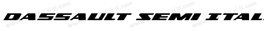 Dassault Semi Italic字体转换